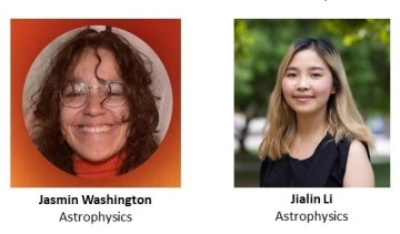 Headshots of the 2022-23 TIMESTEP Graduate Student Leaders: Jasmin Washington, Jialin Li