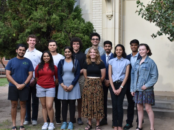 Group photo of the 2023-24 Research Apprenticeship students and graduate coordinators