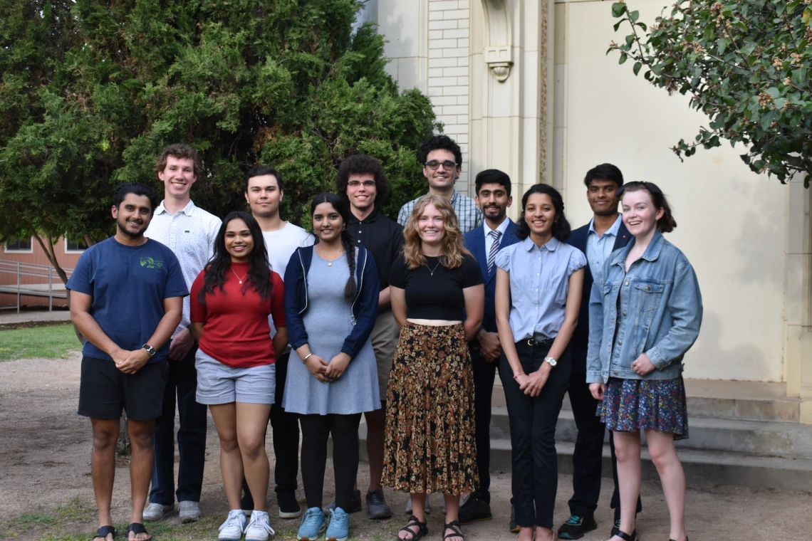 Group photo of the 2023-24 Research Apprenticeship students and graduate coordinators