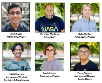 Headshots of the 2023-24 TIMESTEP Leaders: Ansh Gupta, Christian Martinez, Gabe Weible, Nikhil Garuda, Sarah Stamer, Tintin Nguyen