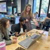 Graduate Mentor leading a circuit workshop